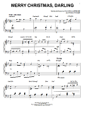 Merry Christmas, Darling [Jazz version] (arr. Brent Edstrom)