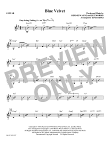 Blue Velvet - Guitar 