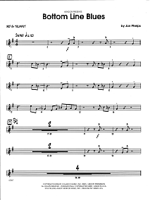 Bottom Line Blues - 3rd Bb Trumpet 