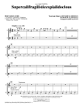 Supercalifragilisticexpialidocious (from Mary Poppins) (arr. John Leavitt) - Percussion Score