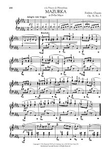 Mazurka in D-flat Major, Op. 30, No. 3 