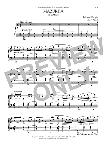 Mazurka in C Major, Op. 7, No. 5 