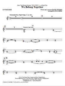 We Belong Together (from Toy Story 3) - Synthesizer 