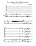 Expecting The Main Things From You (SATB and Piano) - Vocal Score