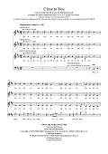 Close To You (arr. Paul Ayres)