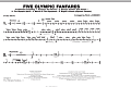 Five Olympic Fanfares - Snare Drum