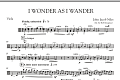I Wonder As I Wander - Viola