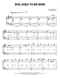 She Used To Be Mine (from Waitress The Musical)