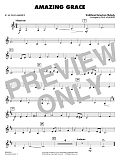 Amazing Grace (arr. Paul Lavender) - Eb Alto Clarinet