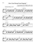 How Can I Keep from Singing (arr. Matt and Adam Podd) - Piano