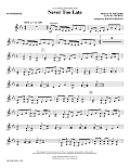Never Too Late (from The Lion King 2019) (arr. Roger Emerson) - Synthesizer