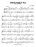Jesus Paid It All [Jazz version]