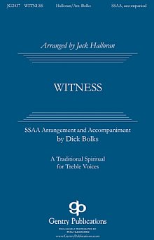Witness (arr. Dick Bolks) 