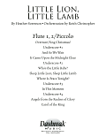 Little Lion, Little Lamb - Flute 1,2/Piccolo