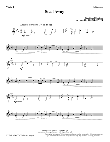 Steal Away - Violin 1 