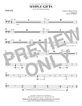 Simple Gifts - Timpani