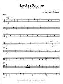 Haydn's Surprise (Theme from Symphony #94, 2nd Mvt.) - Viola 