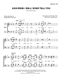 Lida Rose/Will I Ever Tell You (from The Music Man) (arr. Nancy Bergman, Mo Rector)