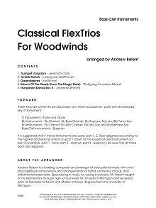 Classical FlexTrios For Woodwinds - C Bass Clef 