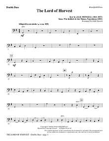 The Lord of Harvest - Double Bass 