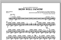 How Will I Know - Percussion 1