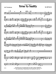 Time To Testify - Trombone 4 