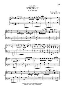 Polonaise in B-flat minor, KK. IVa, No. 5 