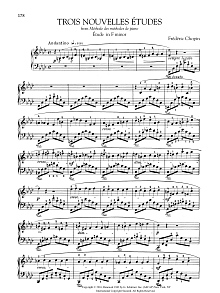 Etude in F minor, from Trois Nouvelles Etudes from Methode des methodes de piano 