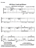 All Glory, Laud, And Honor (with Hosanna, Loud Hosanna) - Percussion
