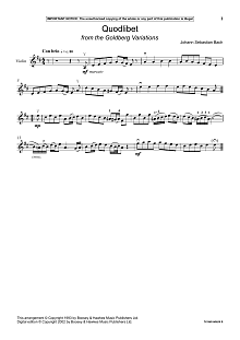 Quodlibet (from The Goldberg Variations) 