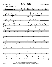 Small Talk - 1st Tenor Saxophone 