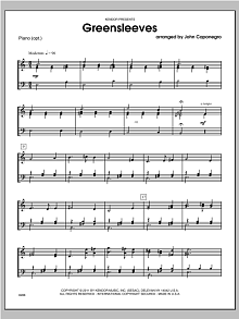 Greensleeves - Piano 
