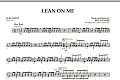 Lean On Me - Percussion