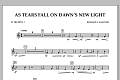 As Tears Fall on Dawn's New Light - Bb Trumpet 2