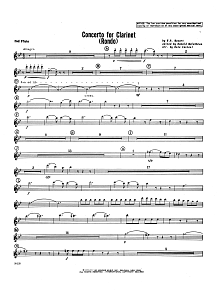 Concerto For Clarinet - Rondo (3rd Movement) - K.622 - 2nd Flute 