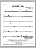Whom Shall I Fear (God of Angel Armies) - Percussion