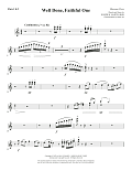 Well Done, Faithful One - Flute 1 & 2