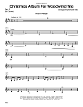 Christmas Album For Woodwind Trio - Part 3