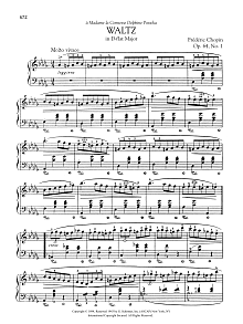 Waltz in D-flat Major, Op. 64, No. 1 