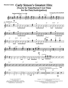 Carly Simon's Greatest Hits: A Choral Medley (arr. Lisa Despain) - Guitar 
