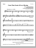 Come, Thou Fount Of Every Blessing - Violin 1