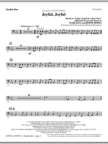 Joyful, Joyful - Double Bass 