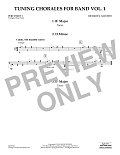 Tuning Chorales for Band - Percussion 1