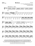 He Lives - Clarinet 2 (sub. Viola)
