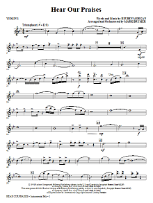 Hear Our Praises - Violin 1 