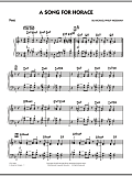 A Song for Horace - Piano