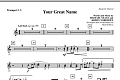 Your Great Name - Trumpet 2 & 3