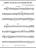 Three Dances from Water Music - Cello