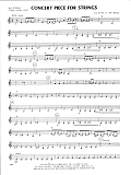 Concert Piece For Strings - Violin 3 (Viola T.C.)