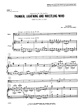 Thunder, Lightning And Whistling Wind ("Coupre Tal Volta Il Cielo") - Piano Accompaniment